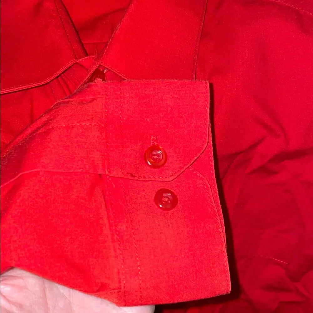 Red Button Down Shirt for Kids by Berlioni - Picture 5 of 5